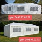 partytenten 3x9 incl zijwanden, Tuin en Terras, Ophalen, Nieuw, Partytent