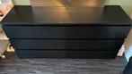 MALM ladekast zwart IKEA, Ophalen, Gebruikt, 150 tot 200 cm, 3 of 4 laden