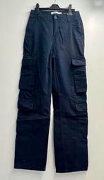 Blauwe broek met zakken Bershka, Kleding | Dames, Broeken en Pantalons, Ophalen of Verzenden, Zo goed als nieuw, Maat 34 (XS) of kleiner