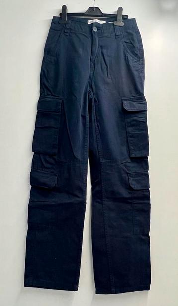 Blauwe broek met zakken Bershka beschikbaar voor biedingen