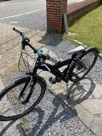 Zwarte fiets, Fietsen en Brommers, Versnellingen, 24 inch, Gebruikt