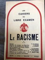 LES CAHIERS DU LIBRE EXAMEN 1955 - Le racisme, Livres, Journaux & Revues, Comme neuf, Autres types, Enlèvement ou Envoi