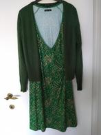 robe avec pull King Louie assorti - taille L, Vert, Taille 38/40 (M), Porté, Sous le genou