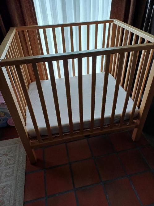 Babypark Pericles naturel met toebehoren, Kinderen en Baby's, Babyparken, Zo goed als nieuw, Rechthoekig, In hoogte verstelbaar