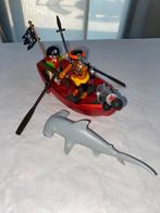 Playmobil piratenboot met hamerhaai (5137), Kinderen en Baby's, Speelgoed | Playmobil, Ophalen of Verzenden, Zo goed als nieuw