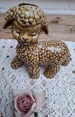 Hele schattige keramieke spaarpot lammetje, jaren 40, Antiek en Kunst, Ophalen of Verzenden