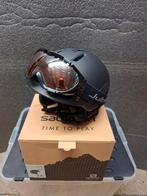 Skihelm, Salomon, met losse Skibril, Ophalen