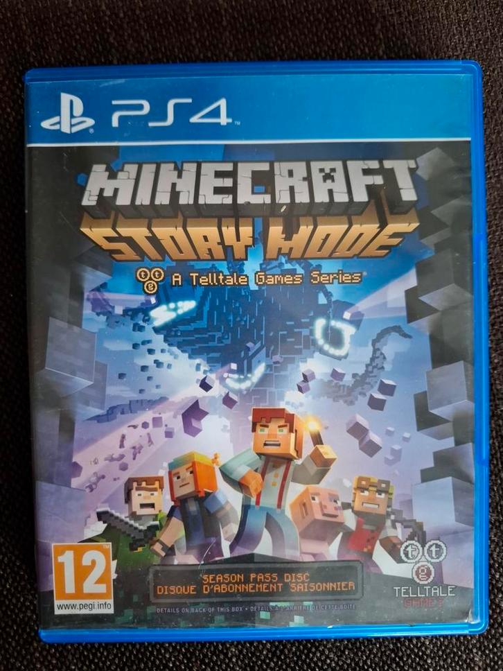 PS4 Minecraft Story Mode A telltale games series (compleet), Games en Spelcomputers, Games | Sony PlayStation 4, Zo goed als nieuw