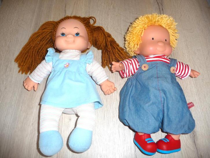 Poppen / Lappenpopen (2 stuks), Kinderen en Baby's, Speelgoed | Poppen, Zo goed als nieuw, Ophalen of Verzenden