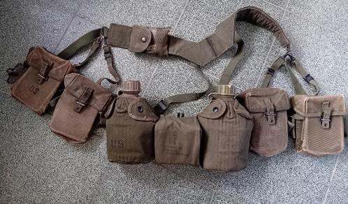 Originele M1956 vietnam webbing en repro green beret webbin, Verzamelen, Militaria | Algemeen, Landmacht, Overige typen, Ophalen of Verzenden