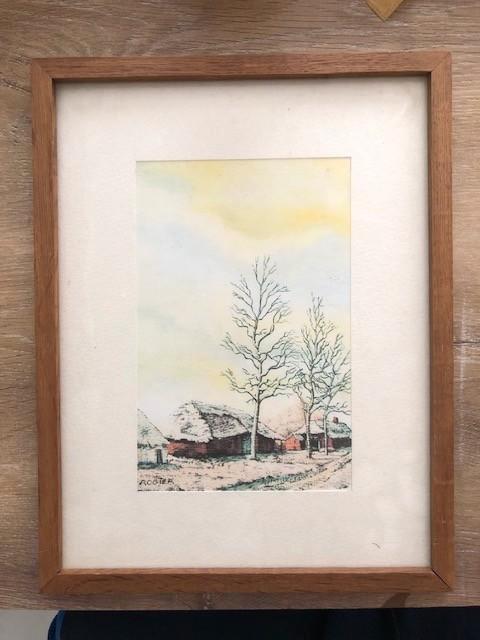 Kunstwerk van Rogier, Antiek en Kunst, Kunst | Etsen en Gravures, Ophalen