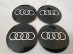 Audi stickers kleur zwart , rood of zilver 》4 x 56 mm, Auto diversen, Autostickers, Ophalen of Verzenden