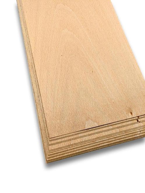 Beuken fineer | 18 vellen | 200x14 cm, Hobby en Vrije tijd, Knutselen, Nieuw, Materiaal, Verzenden