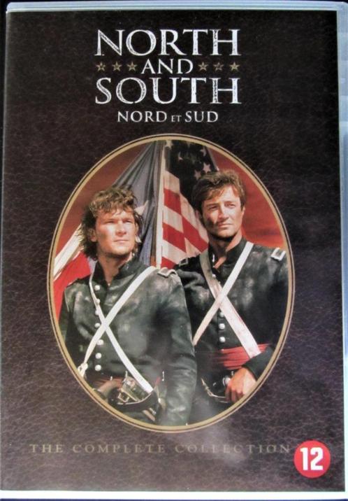 DVD BOX OORLOG/ SLAVENHANDEL USA- NORTH AND SOUTH (ZELDZAAM), Cd's en Dvd's, Dvd's | Actie, Zo goed als nieuw, Oorlog, Alle leeftijden