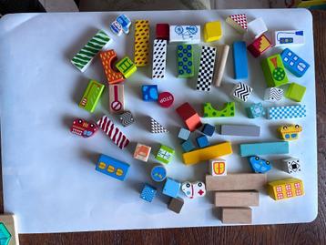 houten blokken beschikbaar voor biedingen