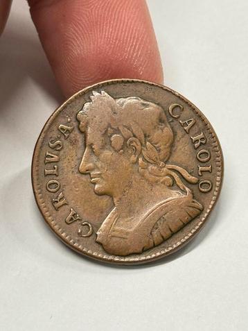 Charles II 1675 Half penny - Ancienne pièce Bon état