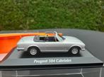 1/43 Minichamps Peugeot 504 Cabriolet   Silver Metallic '77, Ophalen of Verzenden, Nieuw, Auto, MiniChamps