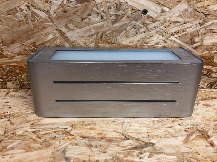 2 appliques murales intérieur Philips aluminium brossé, Huis en Inrichting, Lampen | Wandlampen, Zo goed als nieuw, Metaal, Ophalen of Verzenden