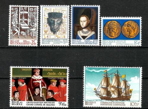 1973 Verschillende reeksen**  (1677/1702) Postfris, Postzegels en Munten, Postzegels | Europa | België, Postfris, Orginele gom