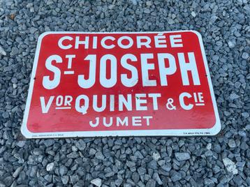 Chicorre St. Joseph  Emaillebord beschikbaar voor biedingen