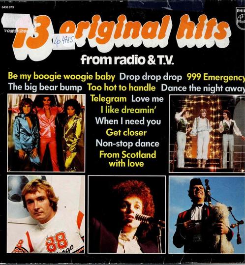 Vinyl, LP    -   13 Original Hits From Radio & T.V., Cd's en Dvd's, Vinyl | Overige Vinyl, Overige formaten, Ophalen of Verzenden