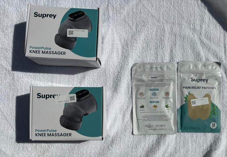 Suprey massagebanden 2 stuks, Sport en Fitness, Massageproducten, Zo goed als nieuw, Ophalen of Verzenden