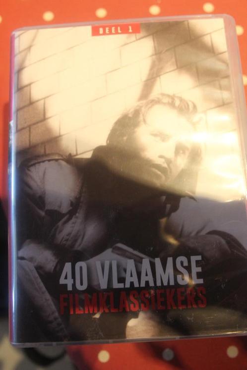 40 Vlaamse filmklassiekers  deel 1+2, CD & DVD, DVD | Néerlandophone, Comme neuf, TV fiction, Drame, Coffret, À partir de 9 ans