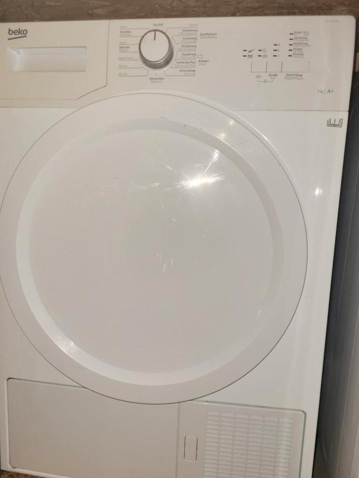 Beko A+ droger van 7 kg, Elektronische apparatuur, Droogkasten, Zo goed als nieuw, Ophalen
