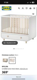Lit bébé + table à langer + matelas, Kinderen en Baby's, Kinderkamer | Complete kinderkamers, Ophalen