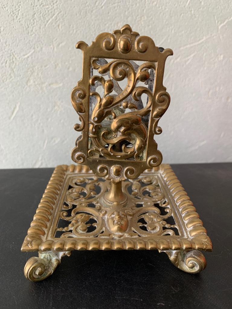 Ancien porte boite d'allumettes en cuivre, Antiquités & Art, Enlèvement ou Envoi, Cuivre