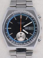 Seiko 6139-8070 Black Reverse Panda, Gebruikt, Staal, Polshorloge, Ophalen of Verzenden