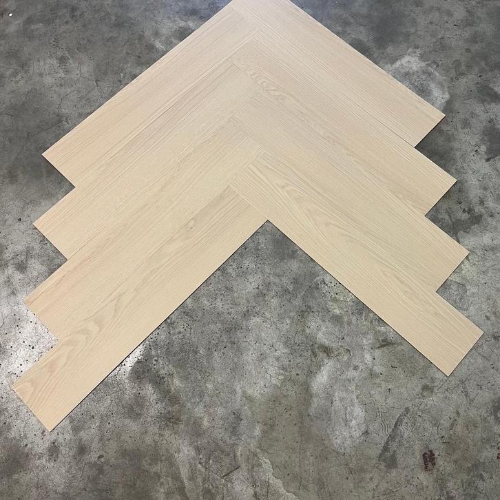 Partij dryback pvc visgraat 2,5mm, Huis en Inrichting, Stoffering | Tapijten en Vloerkleden, Zo goed als nieuw, Ophalen