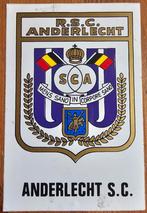 R.S.C. Anderlecht Badge/embleem vintage sticker jaren 70!, Verzamelen, Ophalen of Verzenden, Zo goed als nieuw, Poster, Plaatje of Sticker