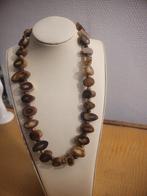 vintage ketting van hoorn, Ophalen of Verzenden, Zo goed als nieuw, Bruin, Overige materialen