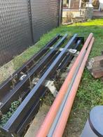 Gelakte metalen kolommen RAL9005 - nieuw, Doe-het-zelf en Bouw, Metalen, Ophalen, Nieuw