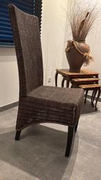 6 Eetkamerstoelen, Huis en Inrichting, Stoelen, Ophalen, Gebruikt, Bruin, Vijf, Zes of meer stoelen