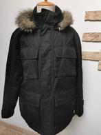 Mooie degelijke zwarte heren winter jas, Maat 46 (S) of kleiner, Ophalen of Verzenden, Zo goed als nieuw