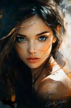 Calista - de Chris Slegers - 90x60 cm sur toile - encadrée, Enlèvement ou Envoi