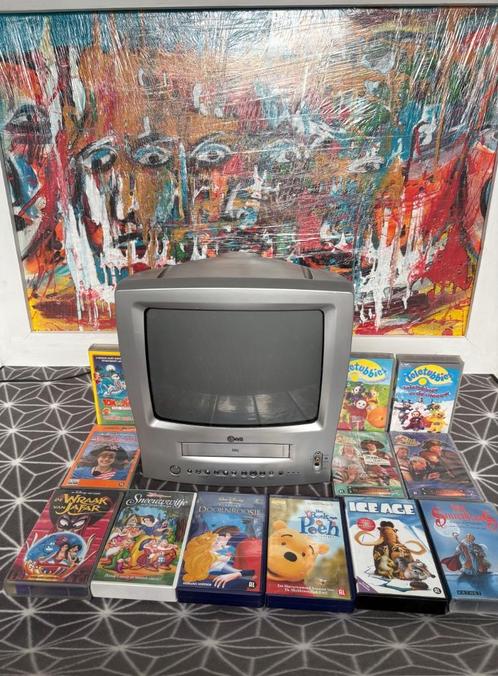 Vintage LG 4:3 Kleurentv Ingebouwde Videospeler, Audio, Tv en Foto, Vintage Televisies, Gebruikt, Minder dan 40 cm, LG, Ophalen of Verzenden