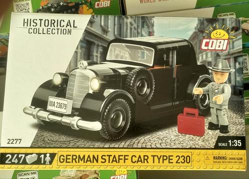 Cobi type Lego militair voertuig demo doos Mercedes 230, Hobby en Vrije tijd, Modelbouw | Auto's en Voertuigen, Zo goed als nieuw
