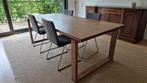 Grote houten tafel 220*100 IKEA Morbylanga, Huis en Inrichting, Ophalen, 100 tot 150 cm, Eikenhout, 200 cm of meer