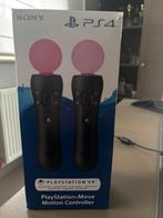 playstation VR move motion controller (2 stuks - als nieuw), Games en Spelcomputers, Spelcomputers | Sony Consoles | Accessoires