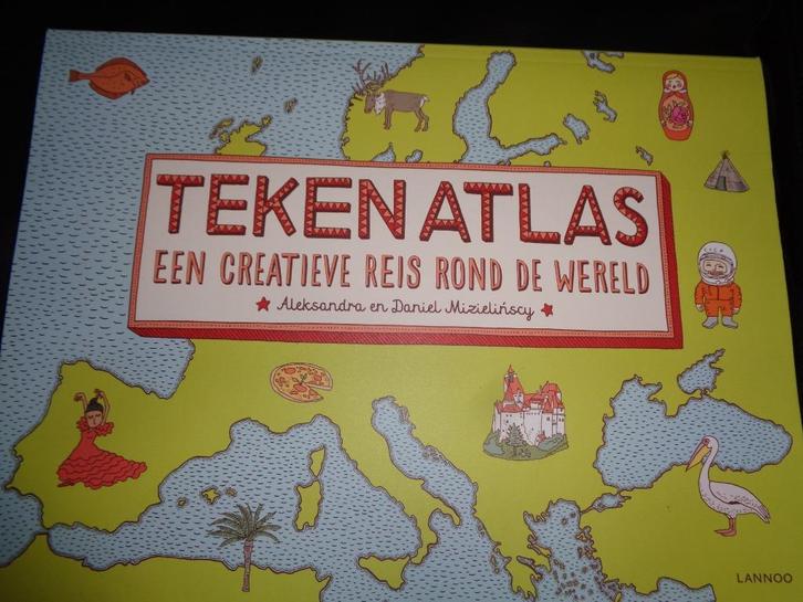 Tekenatlas creatief voor kind LANNOO Nieuw, Kinderen en Baby's, Speelgoed | Educatief en Creatief, Nieuw, Ontdekken, Ophalen of Verzenden