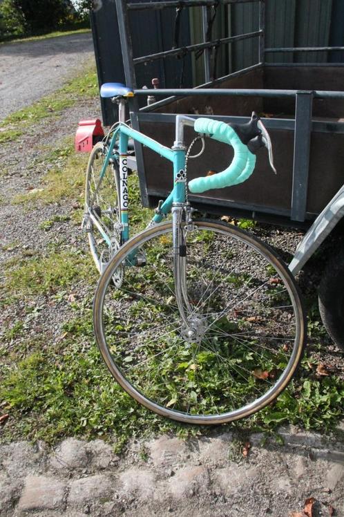 Vélo COLNAGO de 1968 monté COMPAGNOLO sauf les leviers de..., Fietsen en Brommers, Fietsen | Racefietsen, Staal, Ophalen of Verzenden
