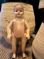 Pop papier mache 44cm x 20 kan staan of zitten, Antiek en Kunst, Antiek | Speelgoed, Ophalen