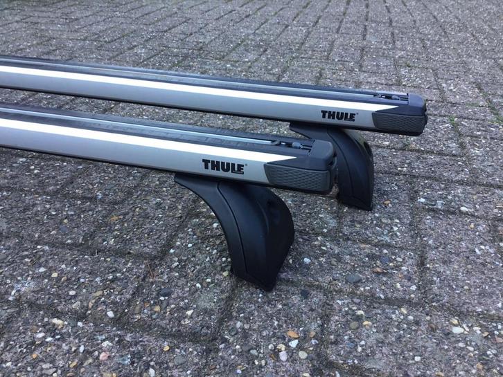 Thule uitschuifbare dakdragers Volvo V60 (CC) XC90, Auto diversen, Dakdragers, Gebruikt, Ophalen