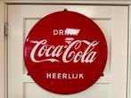 Coca Cola emaille reclame bord, Verzamelen, Ophalen of Verzenden, Gebruikt, Reclamebord