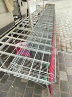 Markttafels - Stapelbare draadmandjes- Marktparasol, Enlèvement