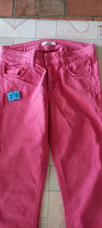 roze jeans broek Liu Jo maat 28 beschikbaar voor biedingen