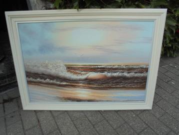 Olieverf schilderij "vergezicht van de zee"  Howard Gailey beschikbaar voor biedingen